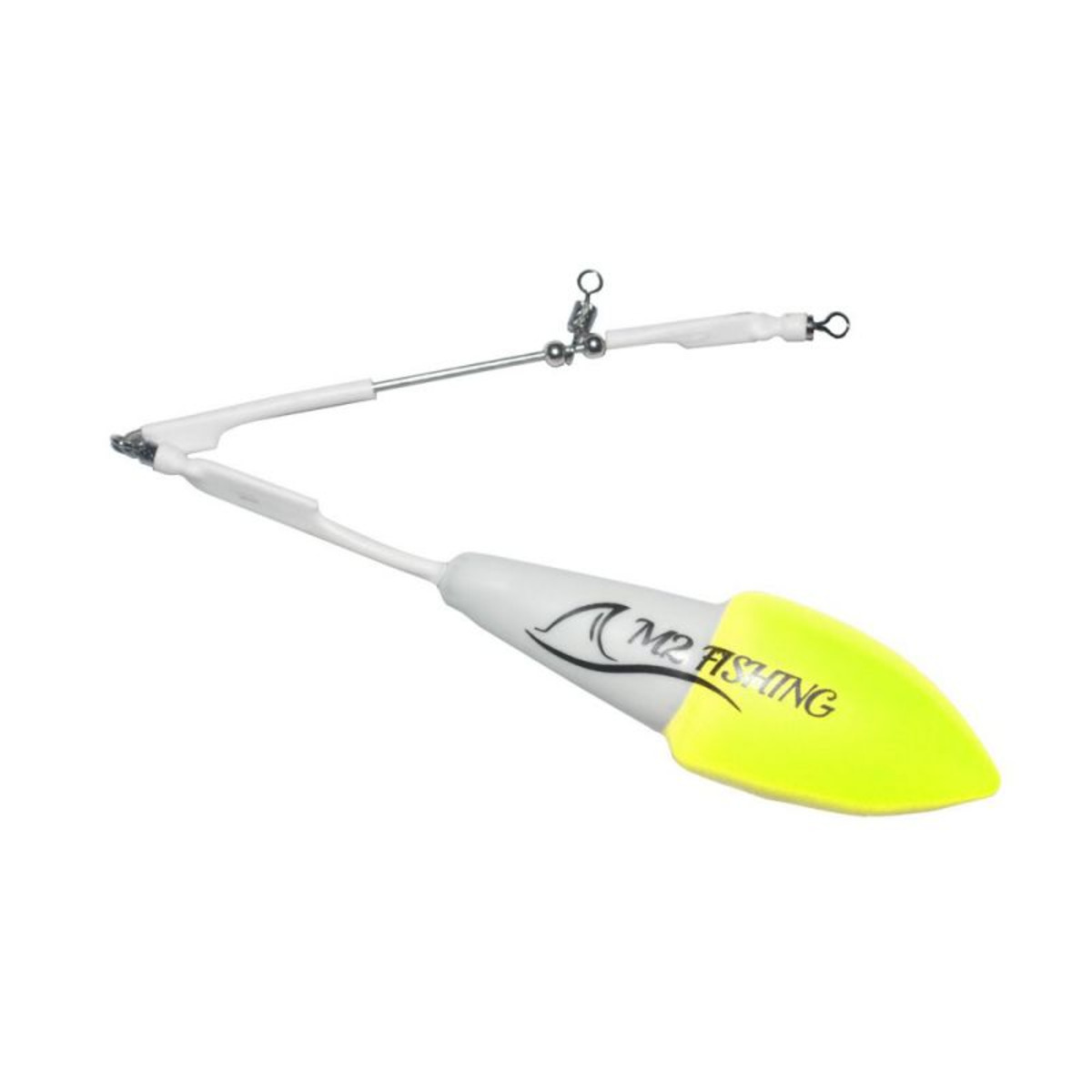 M2 Fishing Surf Top Bicolore con Travetto Bianco-Giallo - 100 g